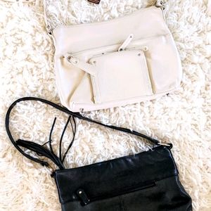 TWO Leather Stone Mountain purses